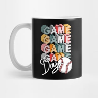 Game Day Baseball Artwork Mug